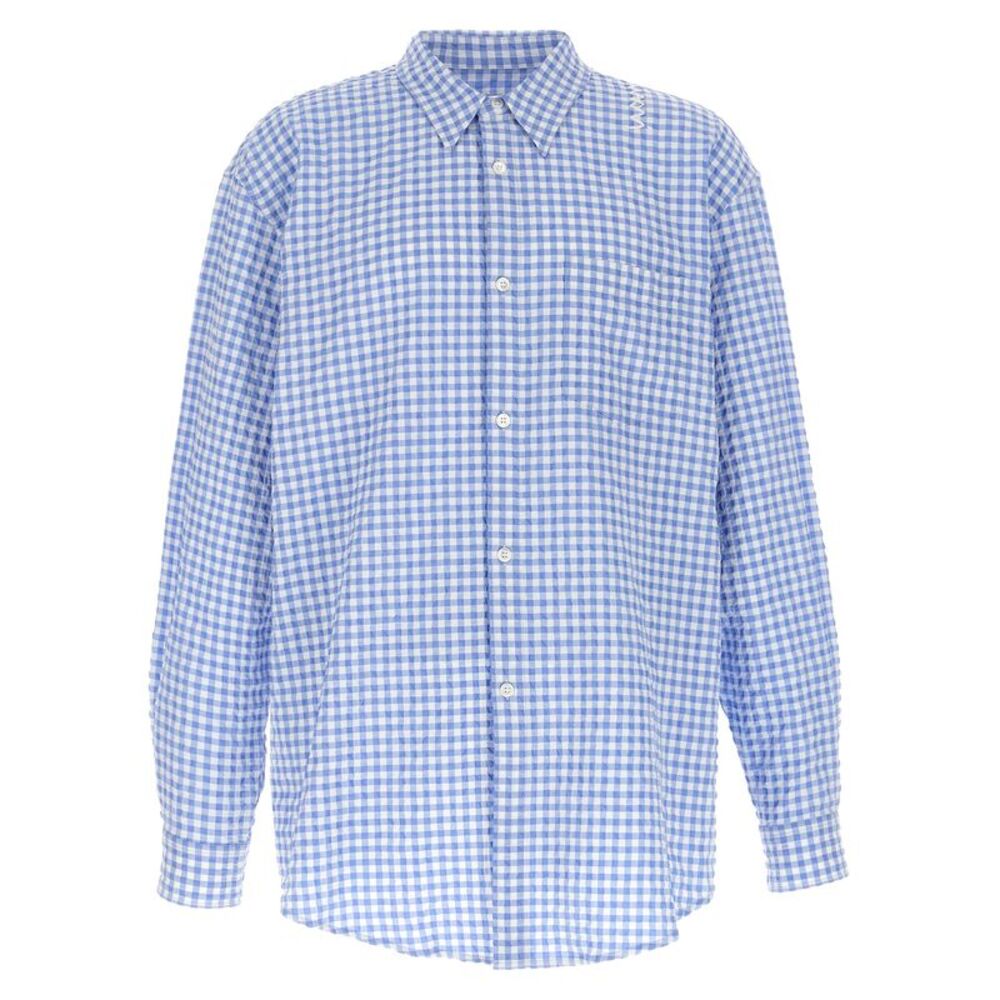 Marni Blue Polyamide Men's Blouse